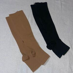 Compresión socks 2 pairs back and nude